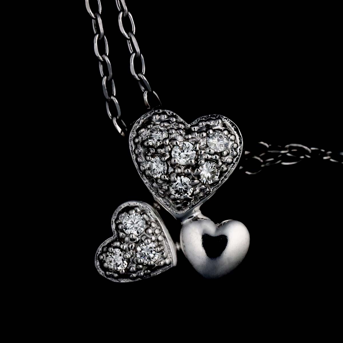 Akoya Pearl 5.6mm Diamond Necklace 18K WG 750