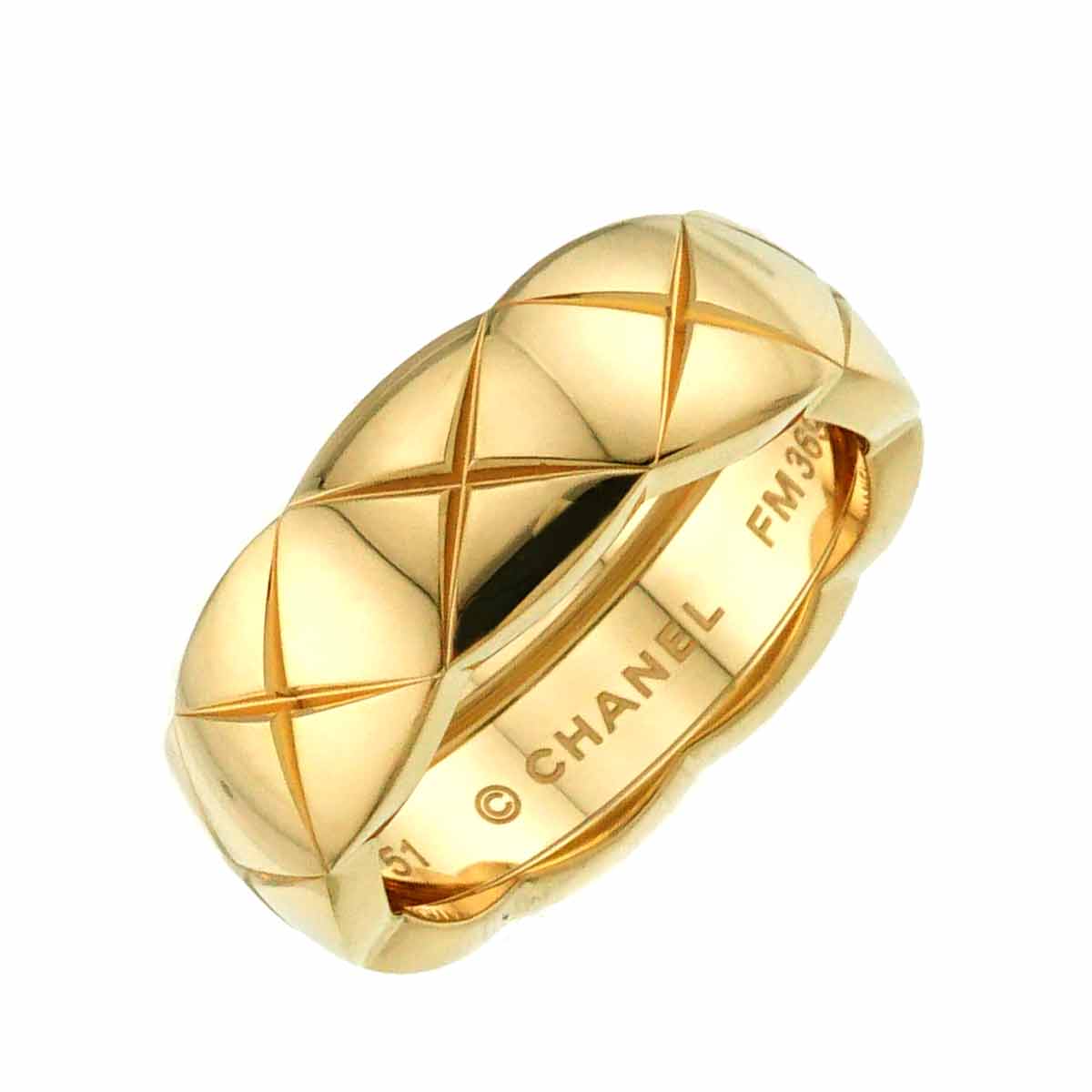 Coco Crush Ring MM 18K Yellow Gold 750 Size51 5.5-5.75(US)