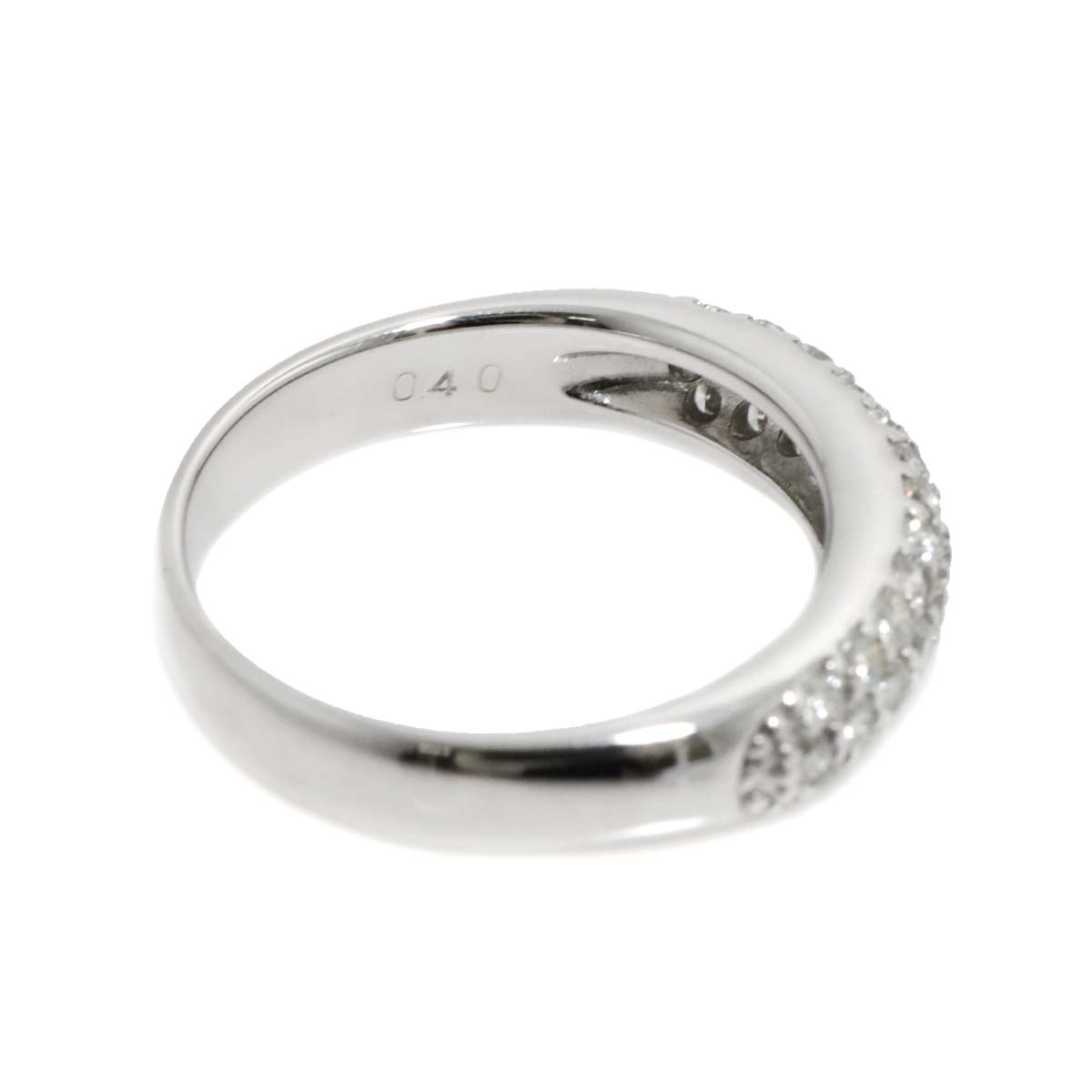 Diamond 0.40ct Ring 18K WG 750 Size3.25(US)