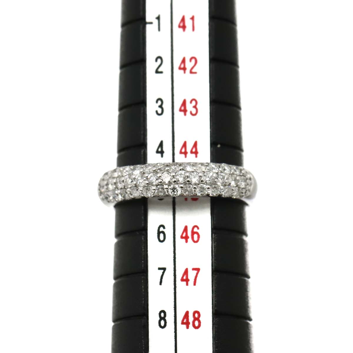 Diamond 0.40ct Ring 18K WG 750 Size3.25(US)