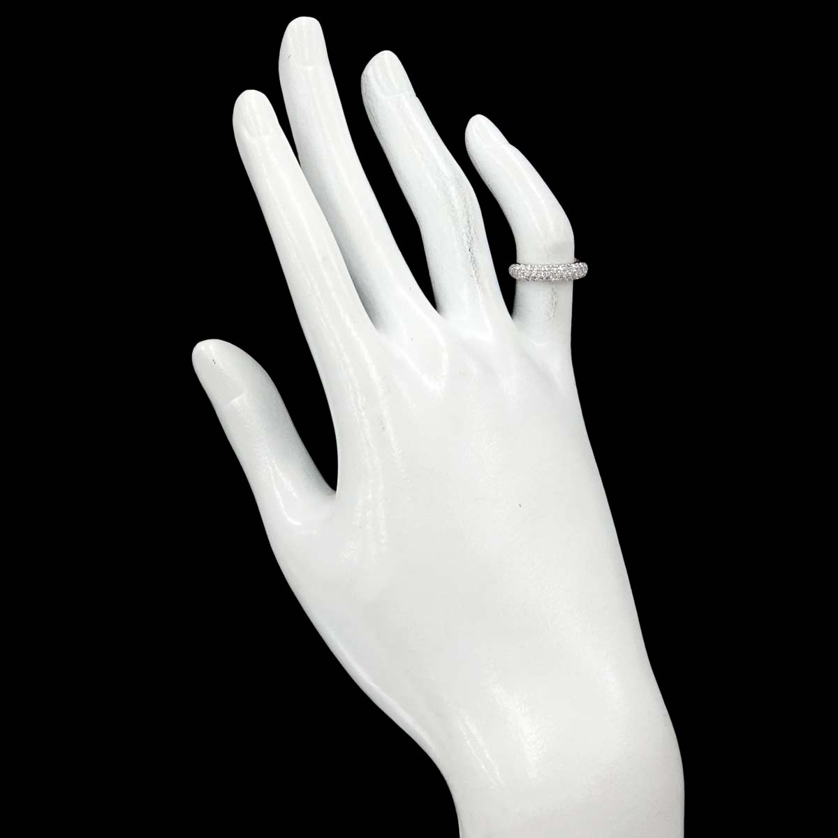 Diamond 0.40ct Ring 18K WG 750 Size3.25(US)