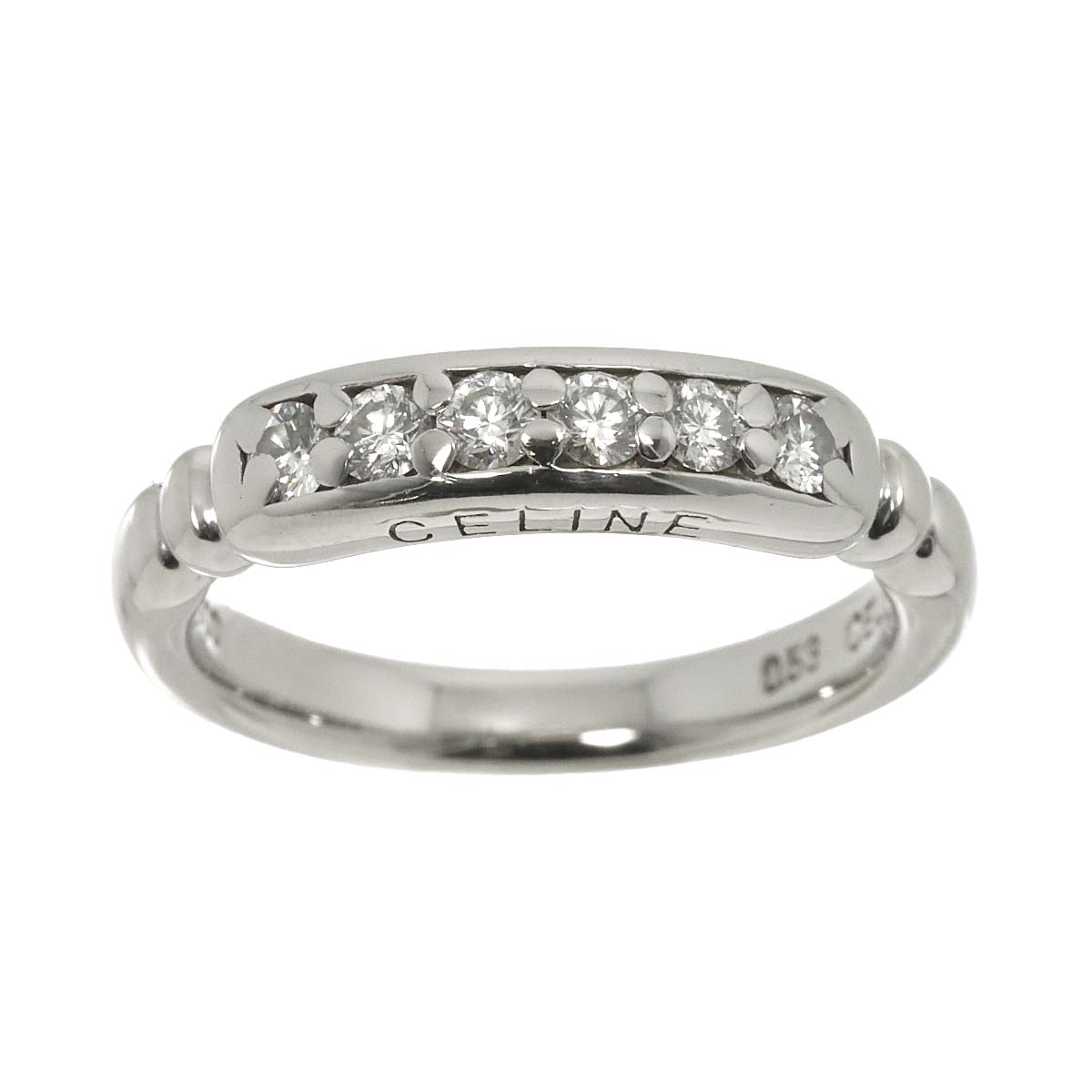 Diamond 0.53ct Ring Pt Platinum Size5.75-6(US)