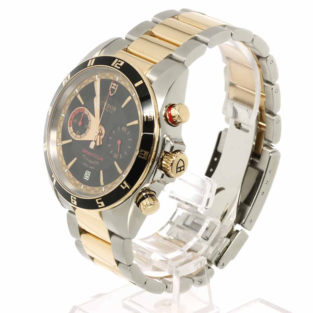 Grantour Chrono Flyback 20551N Automatic Black Dial Mens