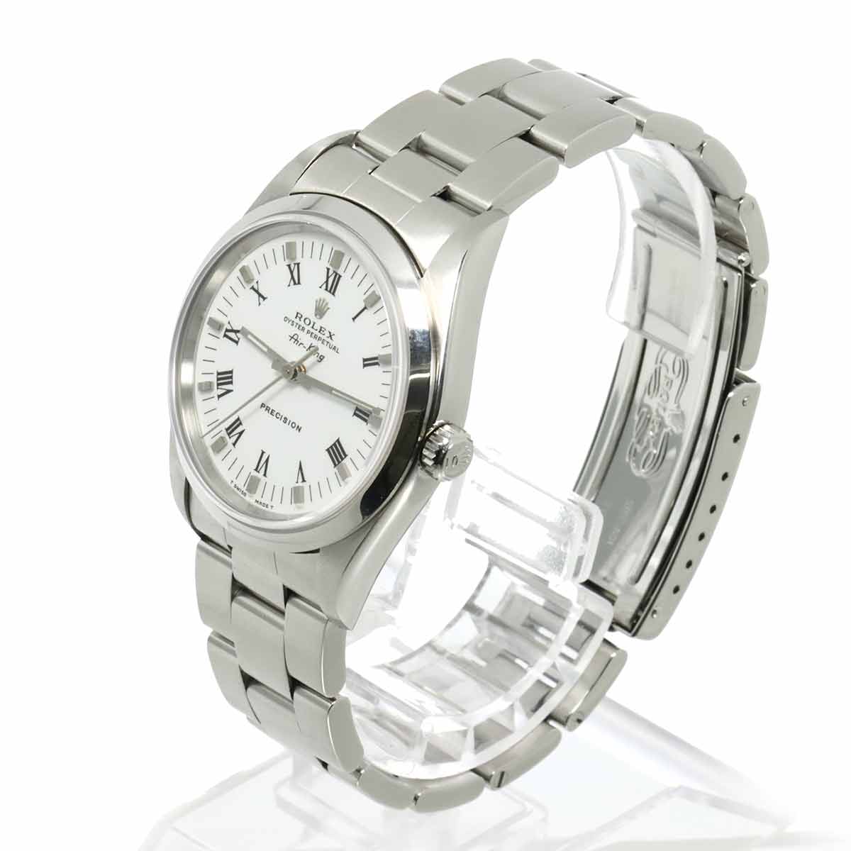 ROLEX Air King 14000 Serial T Automatic White Dial Mens Watch