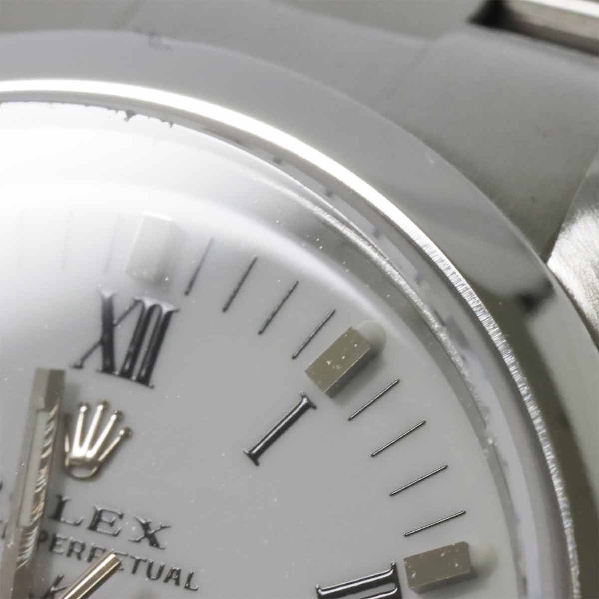 ROLEX Air King 14000 Serial T Automatic White Dial Mens Watch