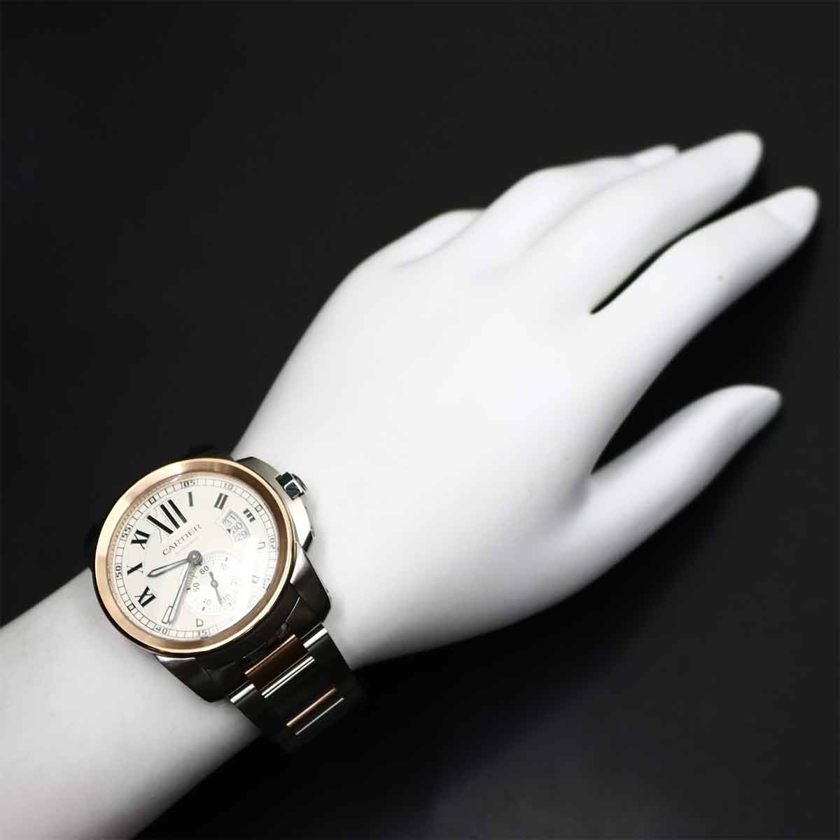 Calibre de Cartier Automatic 750 PG Date Mens Watch