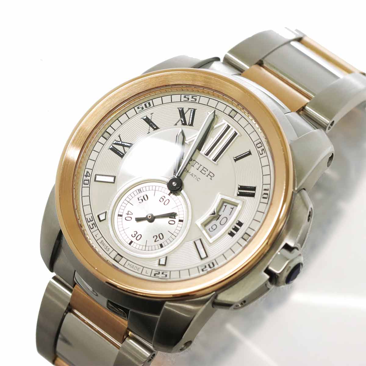 Calibre de Cartier Automatic 750 PG Date Mens Watch