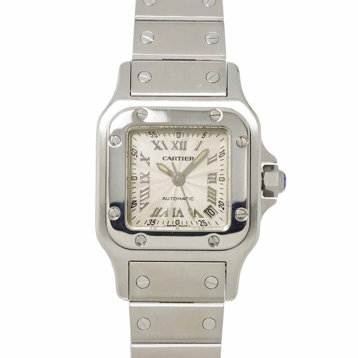 Santos Galbee SM W20044D6 Silver Dial Automatic Ladies