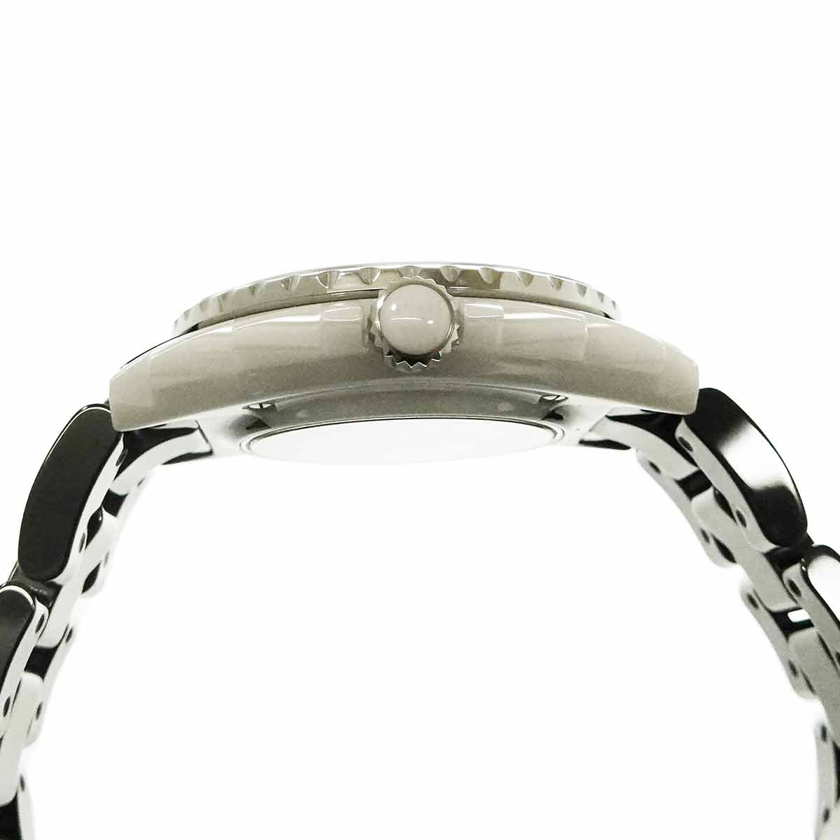 J12 H7988 Diamond Automatic Black White Dial Mens Watch