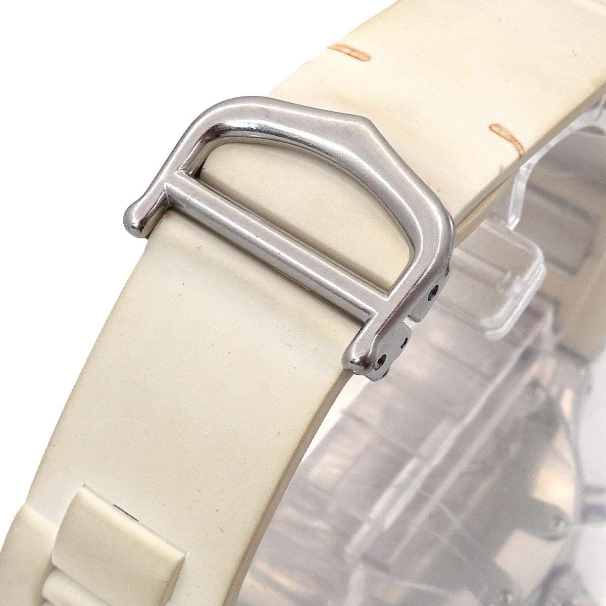 Must 21 Chronoscaph W10184U2 Date Quartz White Dial Mens