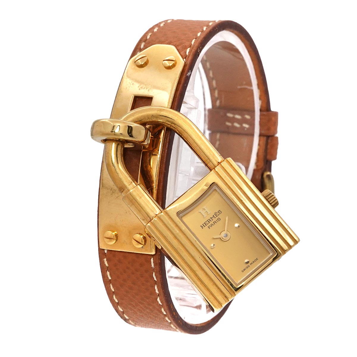 Kelly Watches Quartz Gold Dial Vintage Cadena Ladies Watch