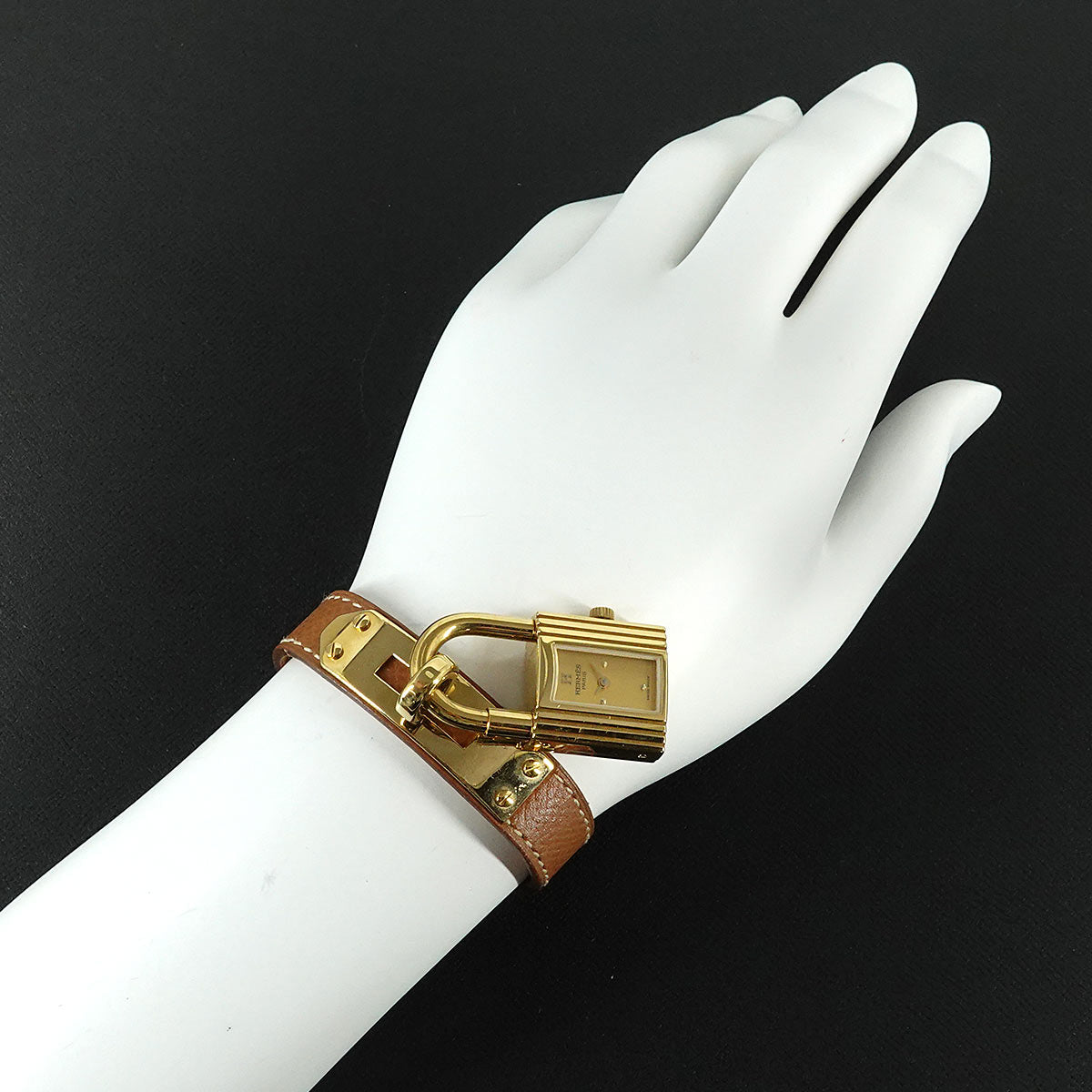 Kelly Watches Quartz Gold Dial Vintage Cadena Ladies Watch