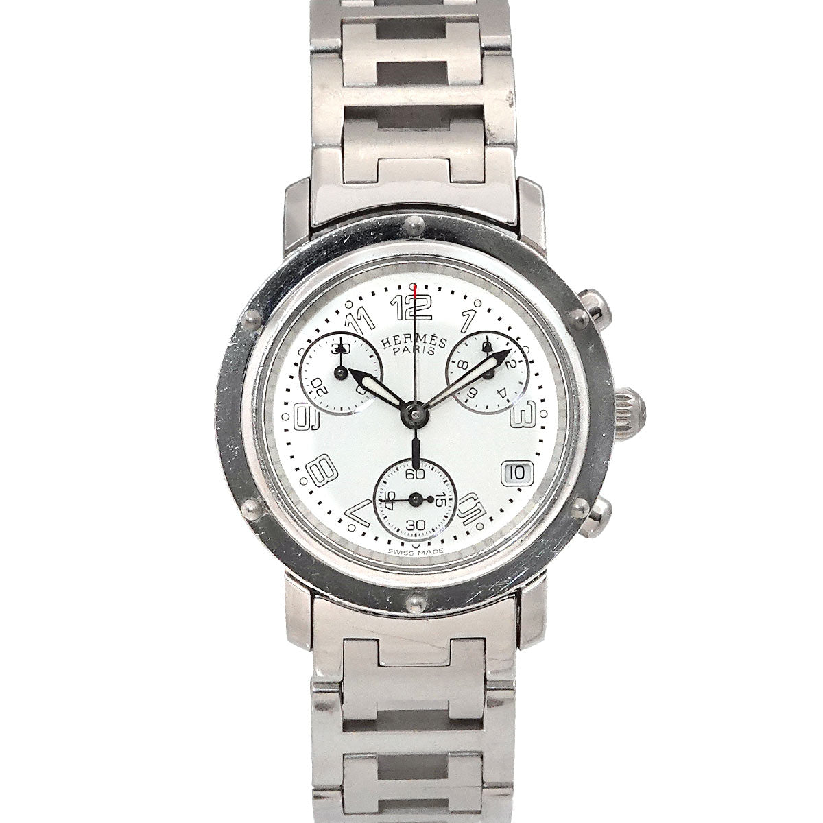 Clipper Chronograph CL1 310 Date White Dial Ladies