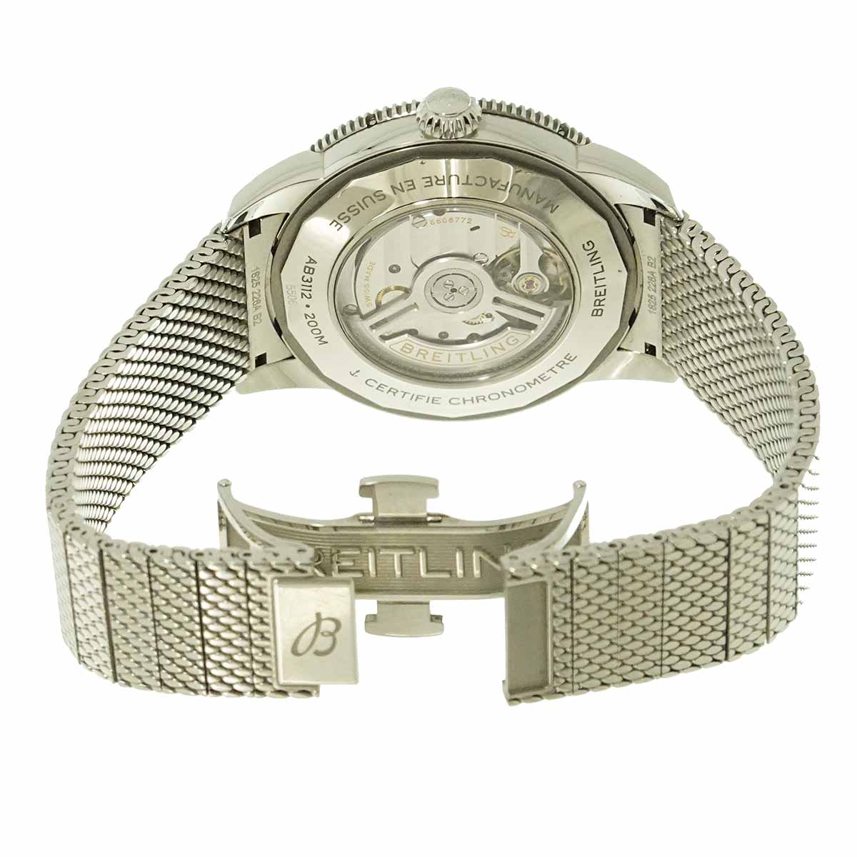 Super Ocean AB3112 Automatic Black Dial Mens Watch