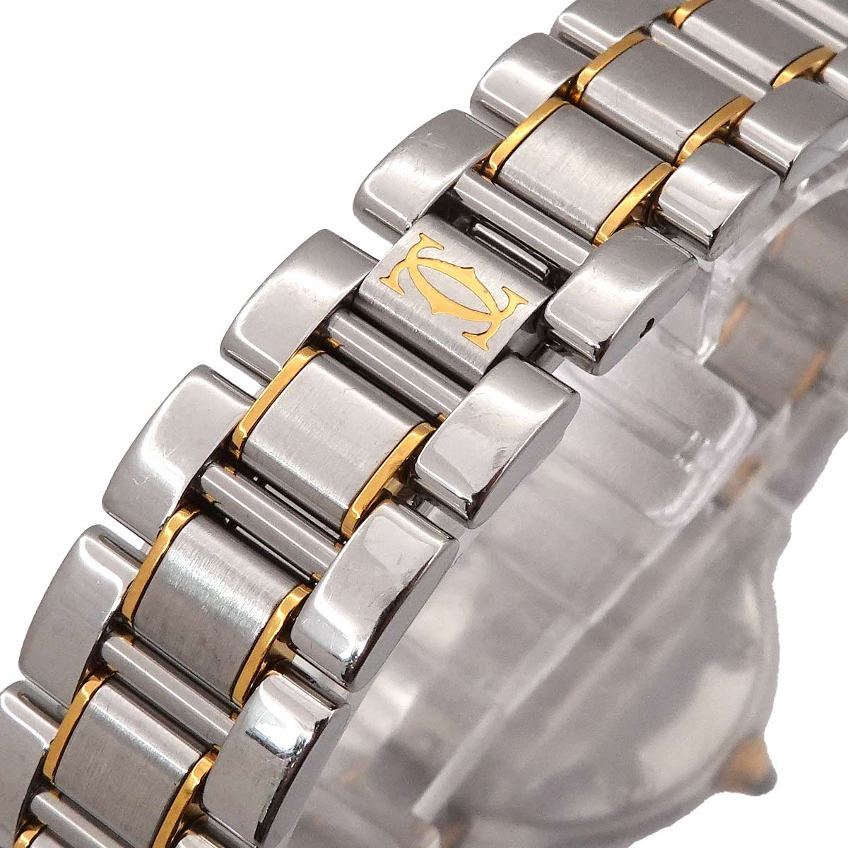 Must 21 Two Tone W10075R6 Quartz Silver Gold Dial Ladies