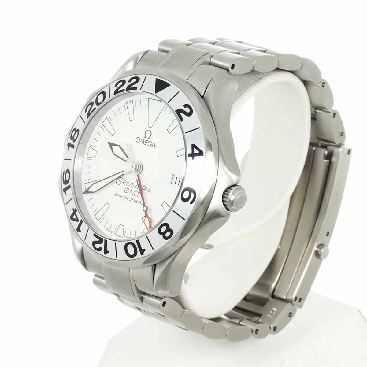 Seamaster GMT 2538 20 Automatic White dial Mens Watch