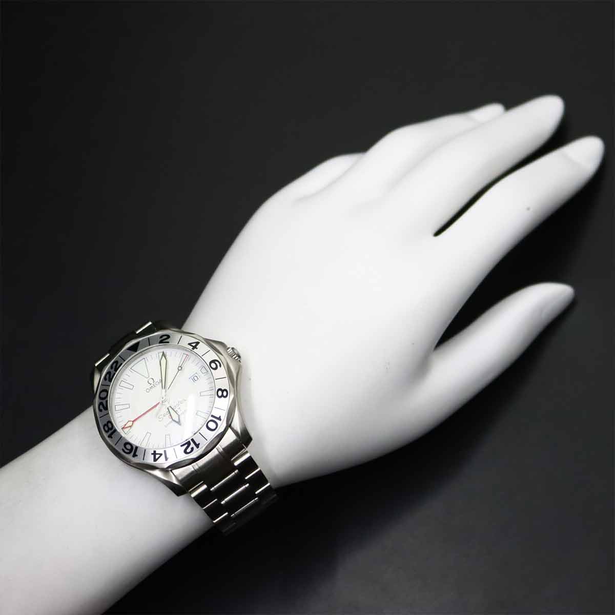 Seamaster GMT 2538 20 Automatic White dial Mens Watch