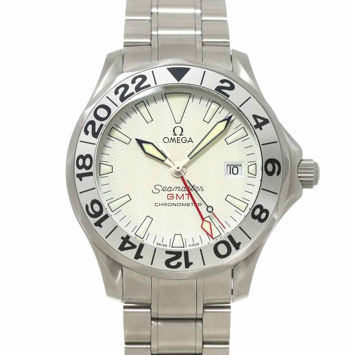 Seamaster GMT 2538 20 Automatic White dial Mens Watch