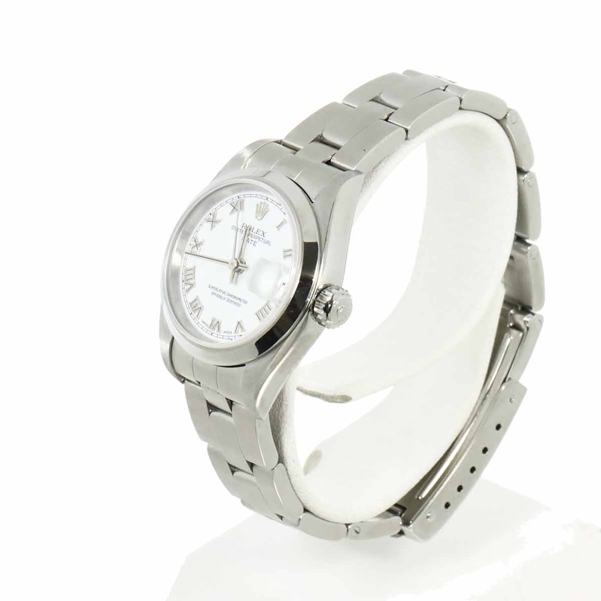 Oyster perpetual Date 79160 Serial Y White Dial Ladies Watch