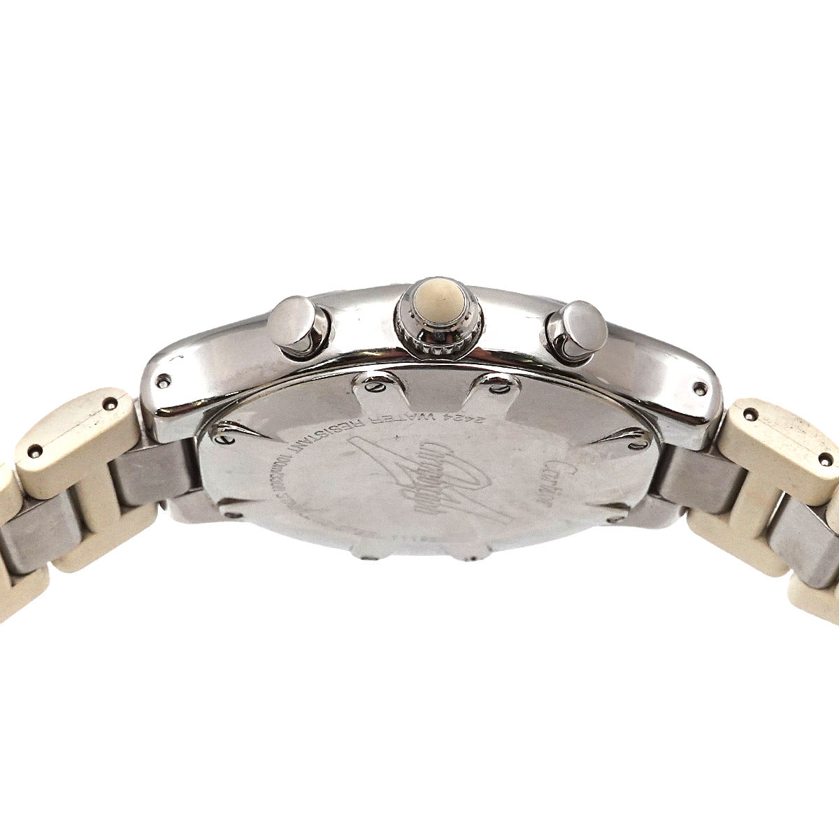 Must 21 Chronoscaph W10184U2 Date Quartz White Dial Mens