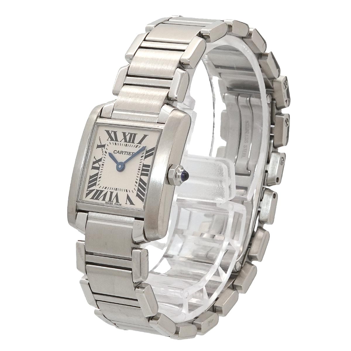 Tank Francaise SM W51008Q3 Quartz Cream Dial Ladies Watch