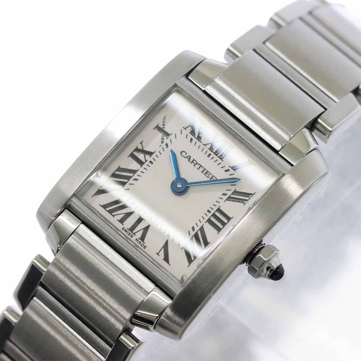 Tank Francaise SM W51008Q3 Quartz Cream Dial Ladies Watch