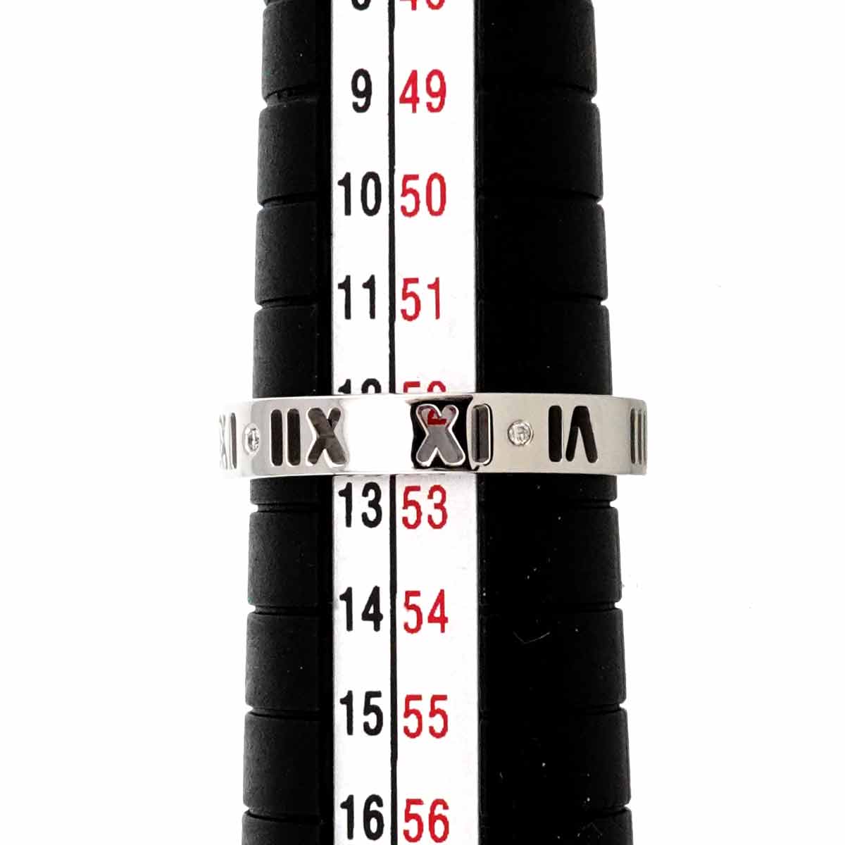 Atlas Diamond Ring 18K White Gold 750 size6(US)