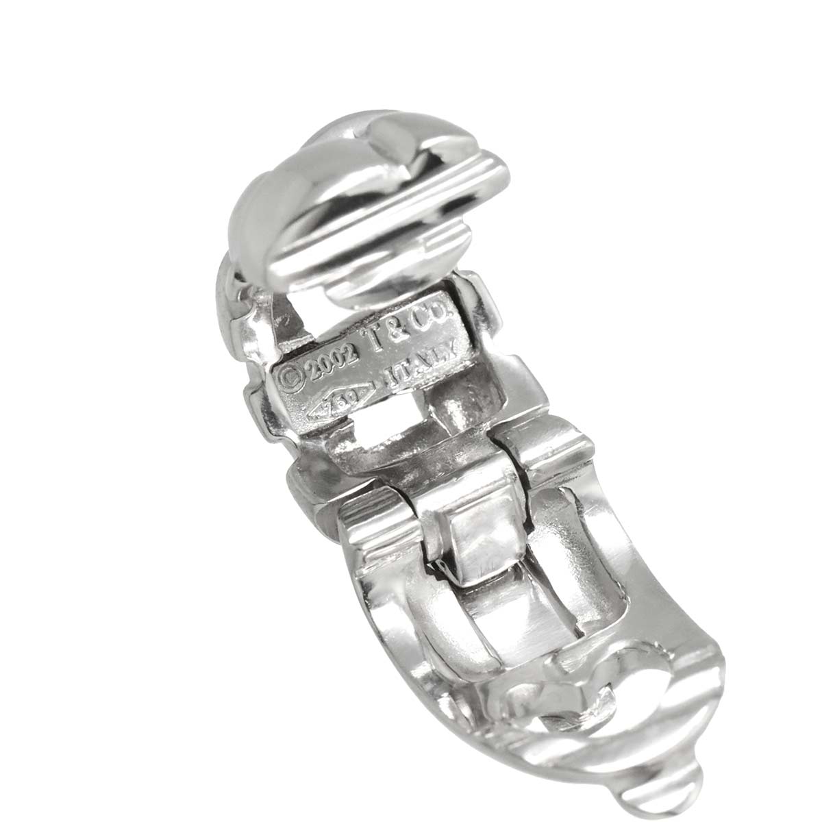 Earring Clip-on 18K WG 750 One Piece only