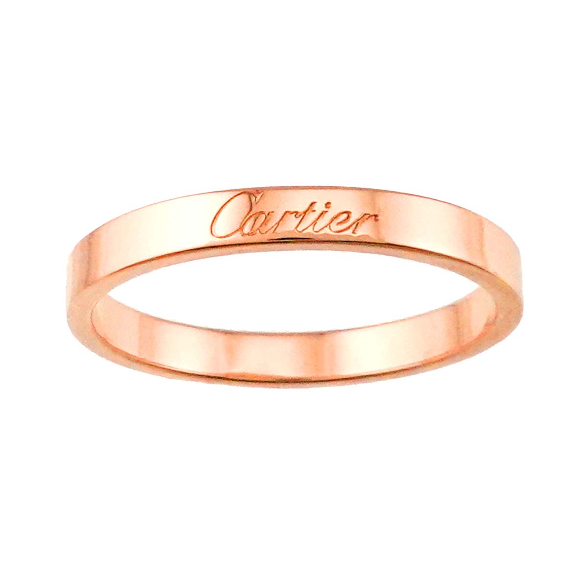 C de Ring 18K Pink Gold 750 Size63 10-10.25(US)