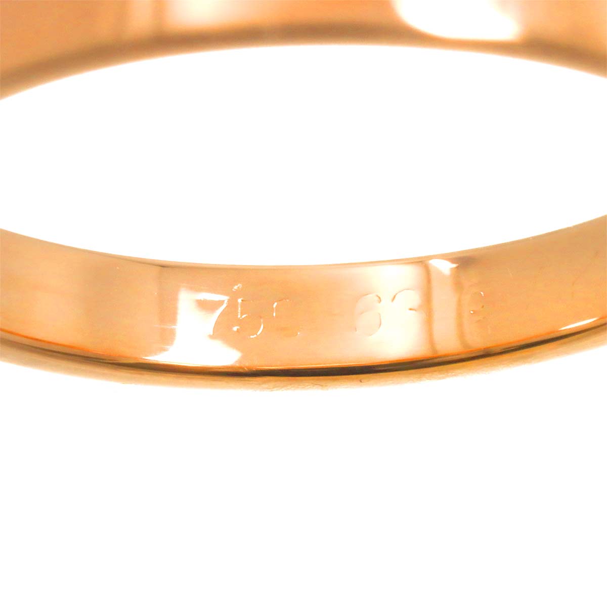 C de Ring 18K Pink Gold 750 Size63 10-10.25(US)