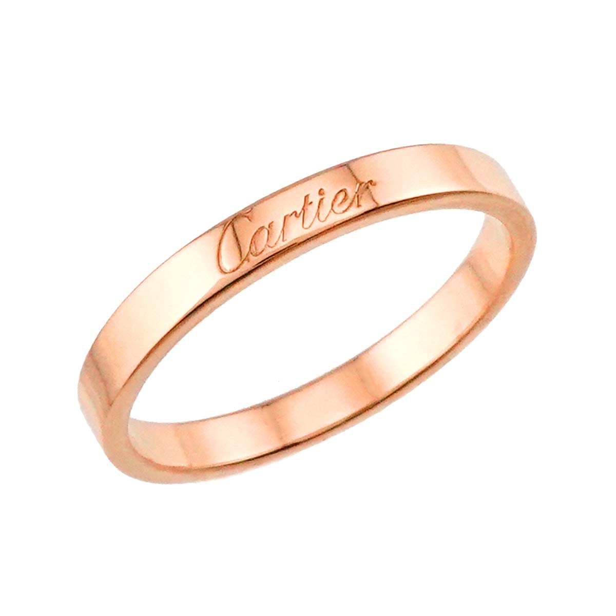 C de Ring 18K Pink Gold 750 Size63 10-10.25(US)