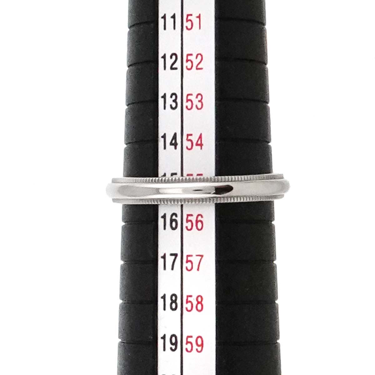 Milgrain Band Ring Pt Platinum Size7.25(US)