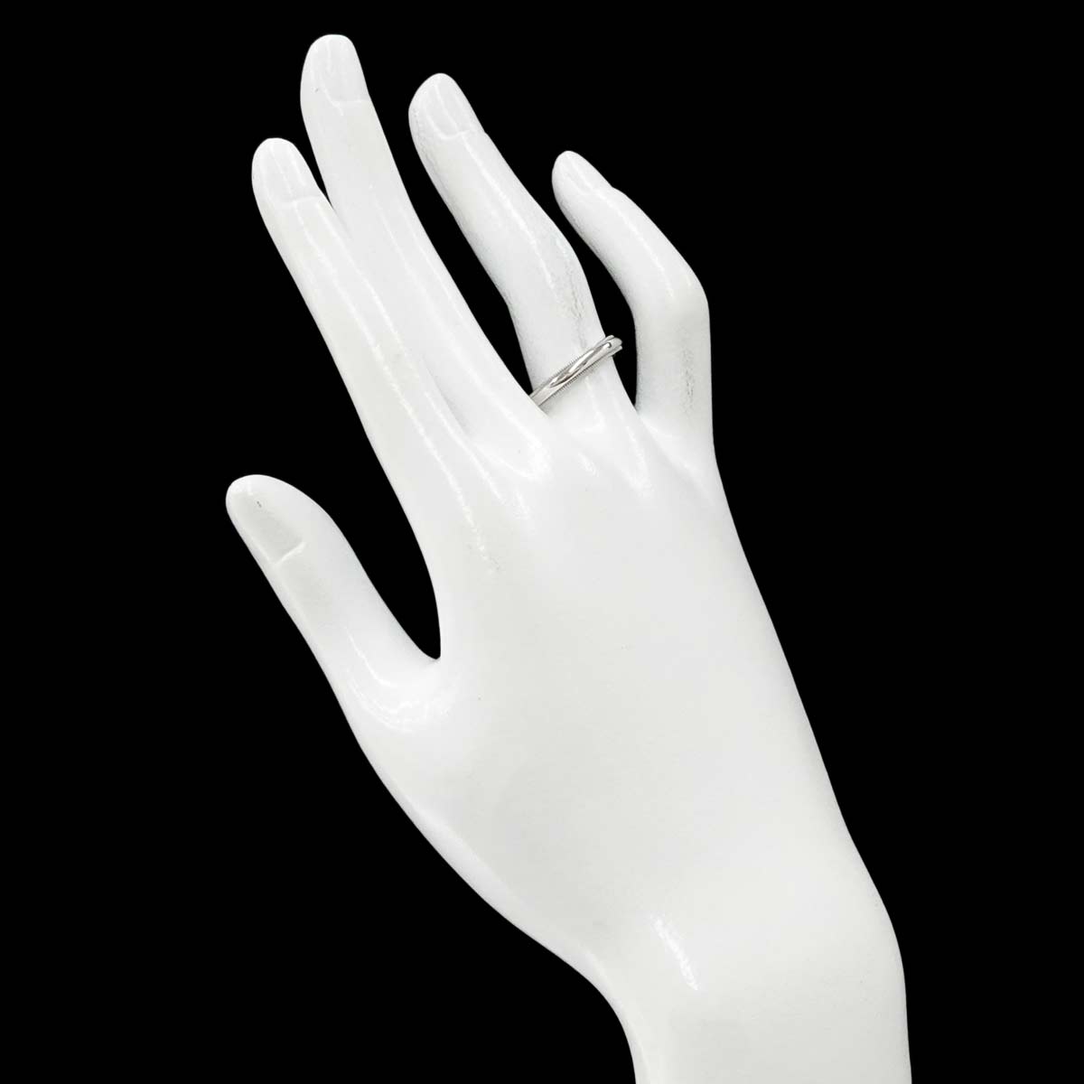 Milgrain Band Ring Pt Platinum Size7.25(US)