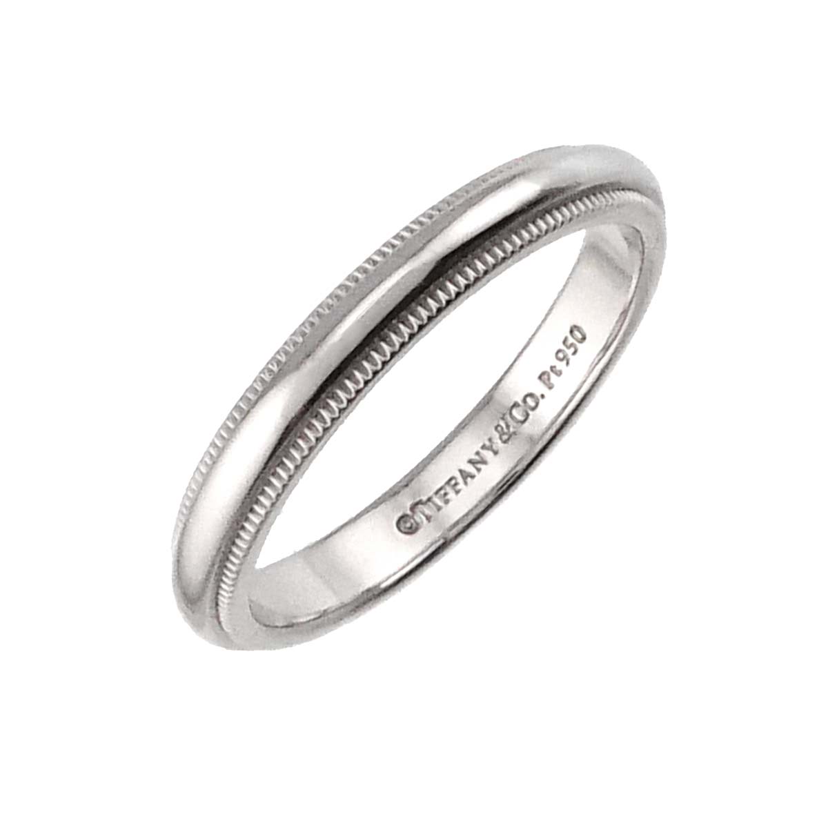 Milgrain Band Ring Pt Platinum Size7.25(US)