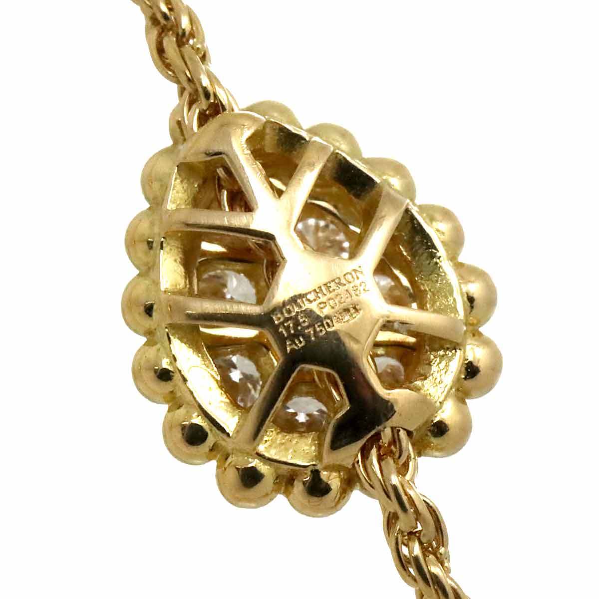 Serpent Boheme Diamond Bracelet XS 18K YG 750 Size:17.5