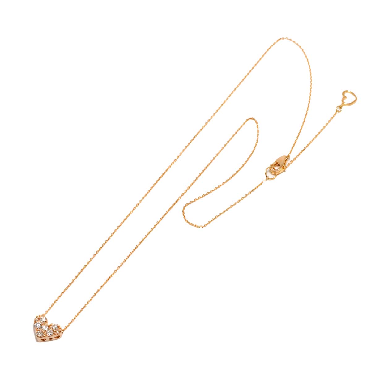 Diamond 0.20ct Necklace 18K PG 750