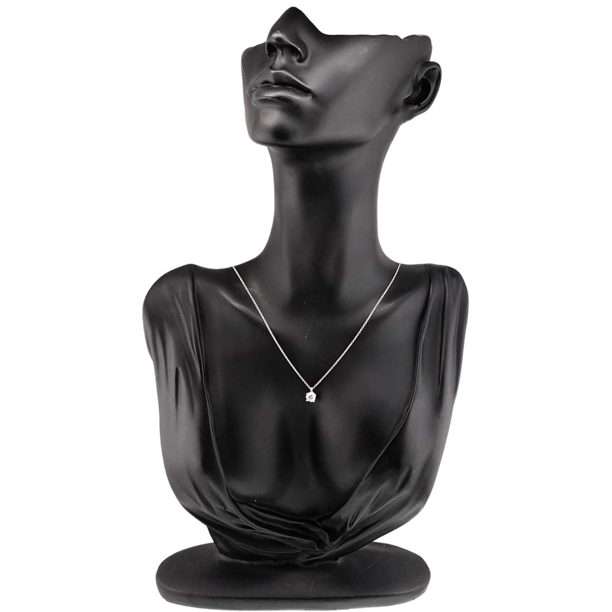 Solitaire Diamond Necklace Platinum