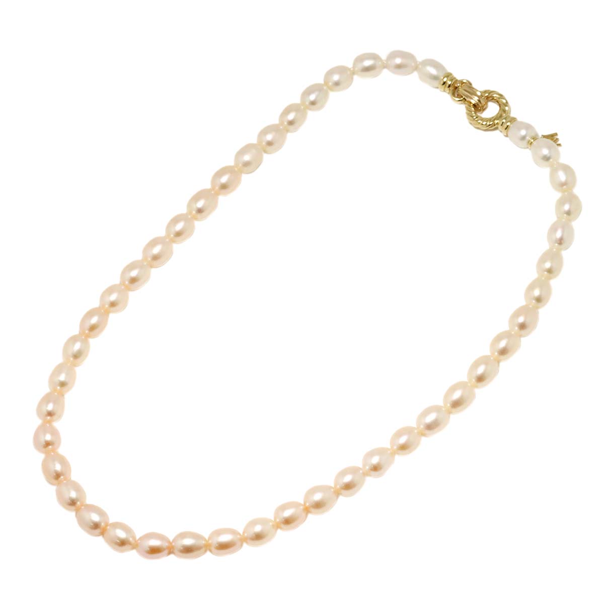 Freshwater cultured pearl Necklace 18K YG 750