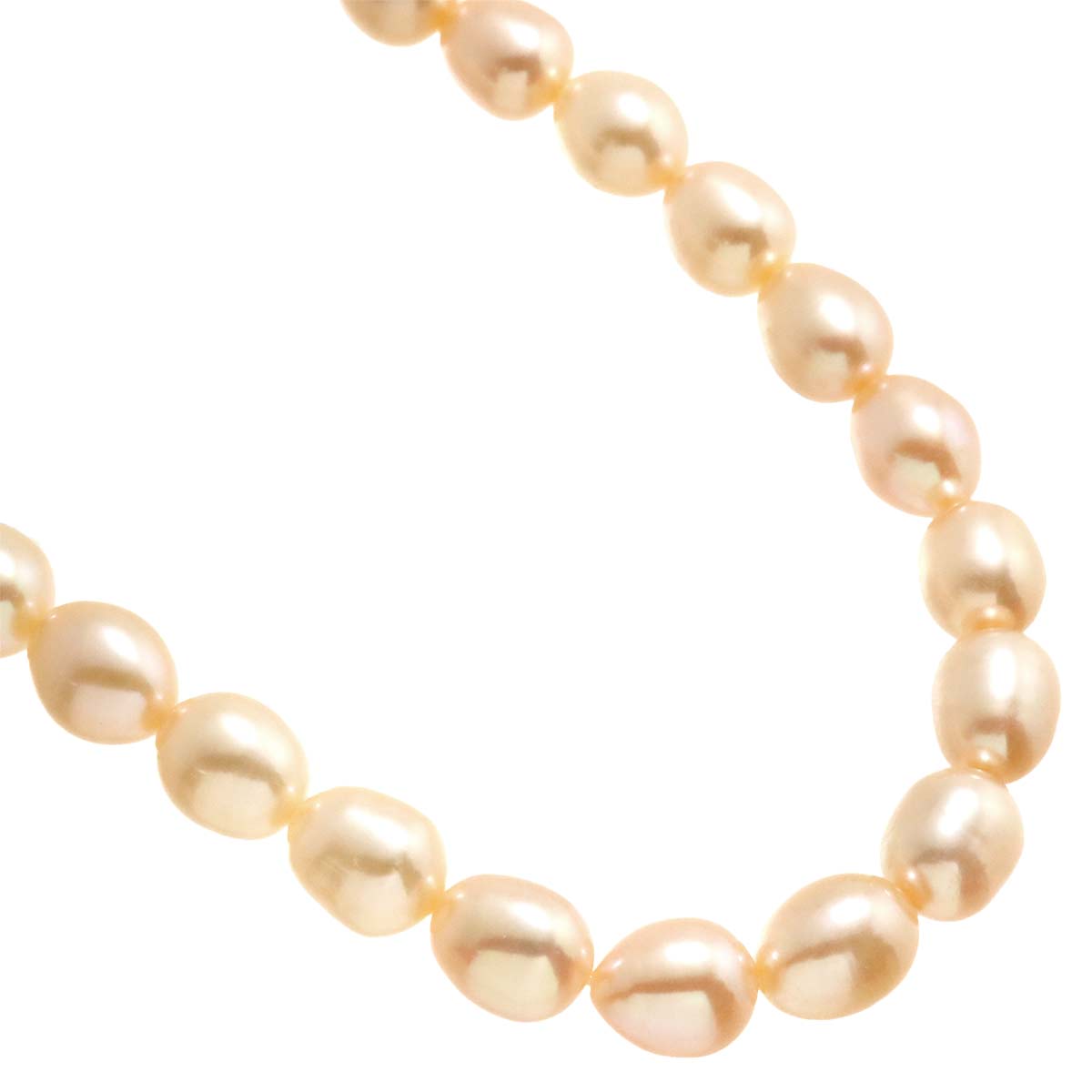 Freshwater cultured pearl Necklace 18K YG 750