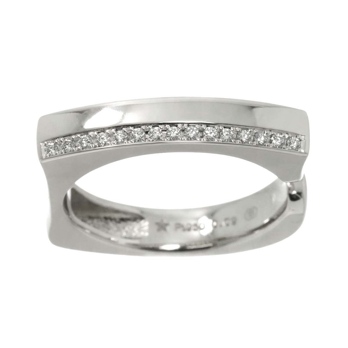 Diamond 0.09ct Ring Platinum size8.25(US)