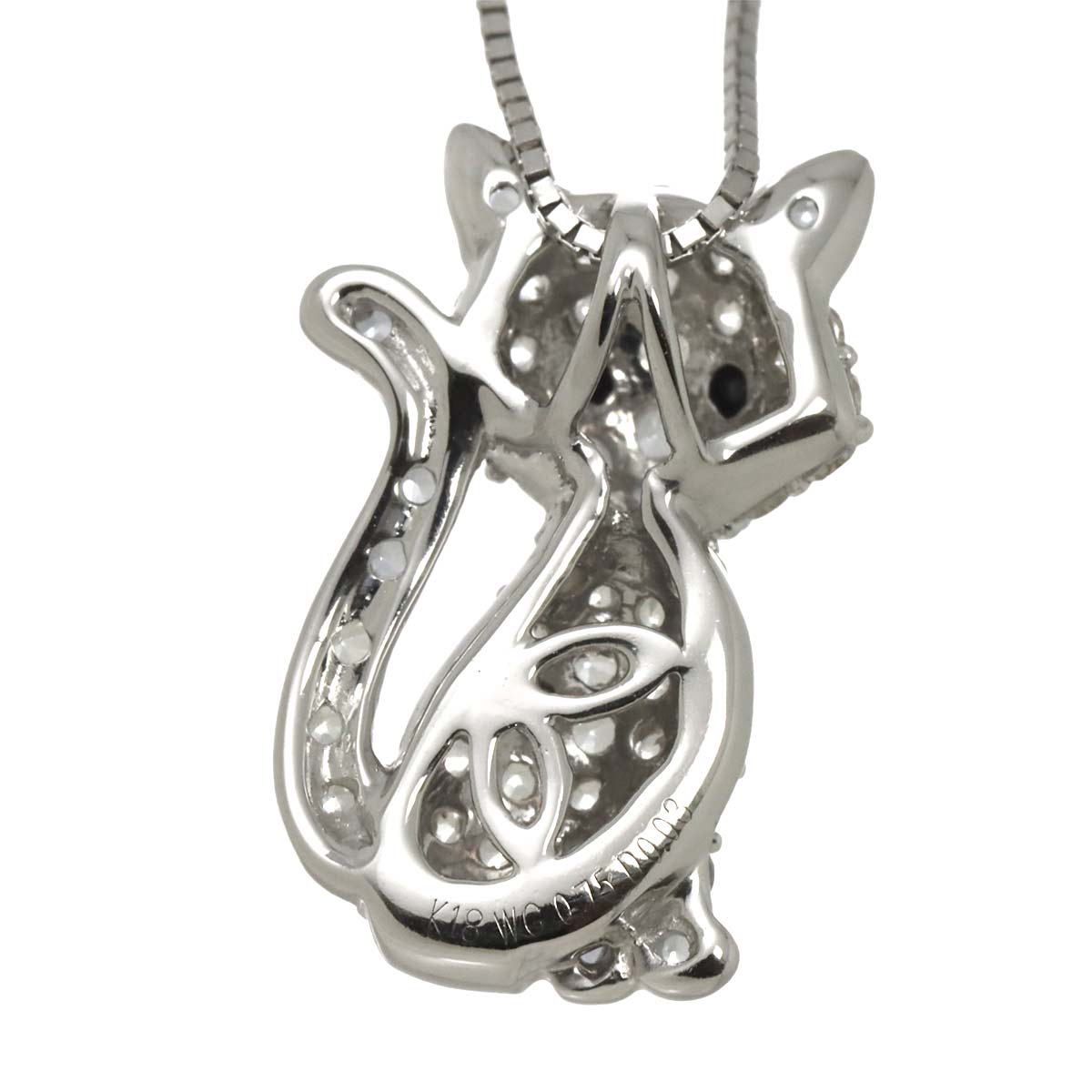 Diamond 0.75ct/0.03ct Necklace 18K WG White Gold 750