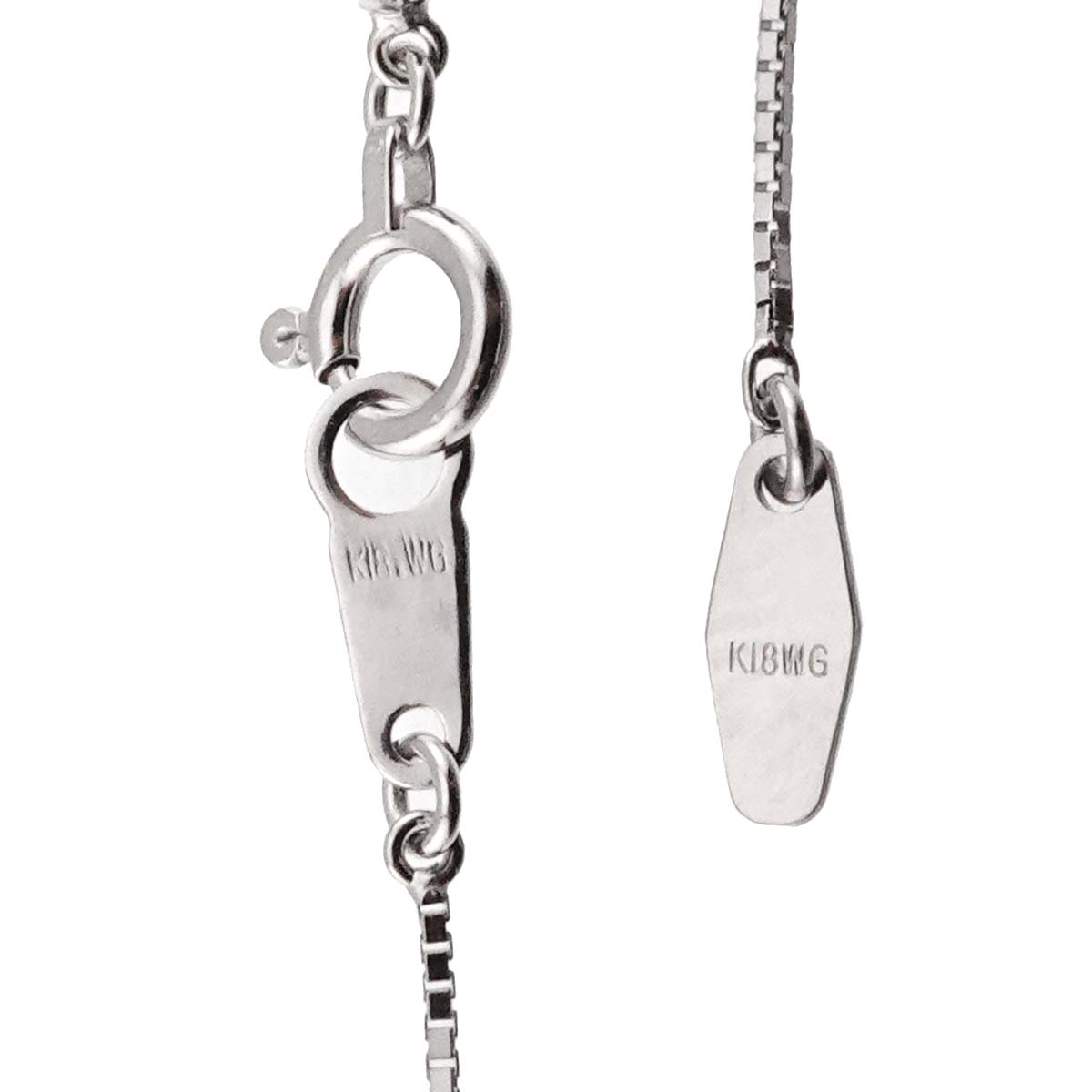 Diamond 0.75ct/0.03ct Necklace 18K WG White Gold 750