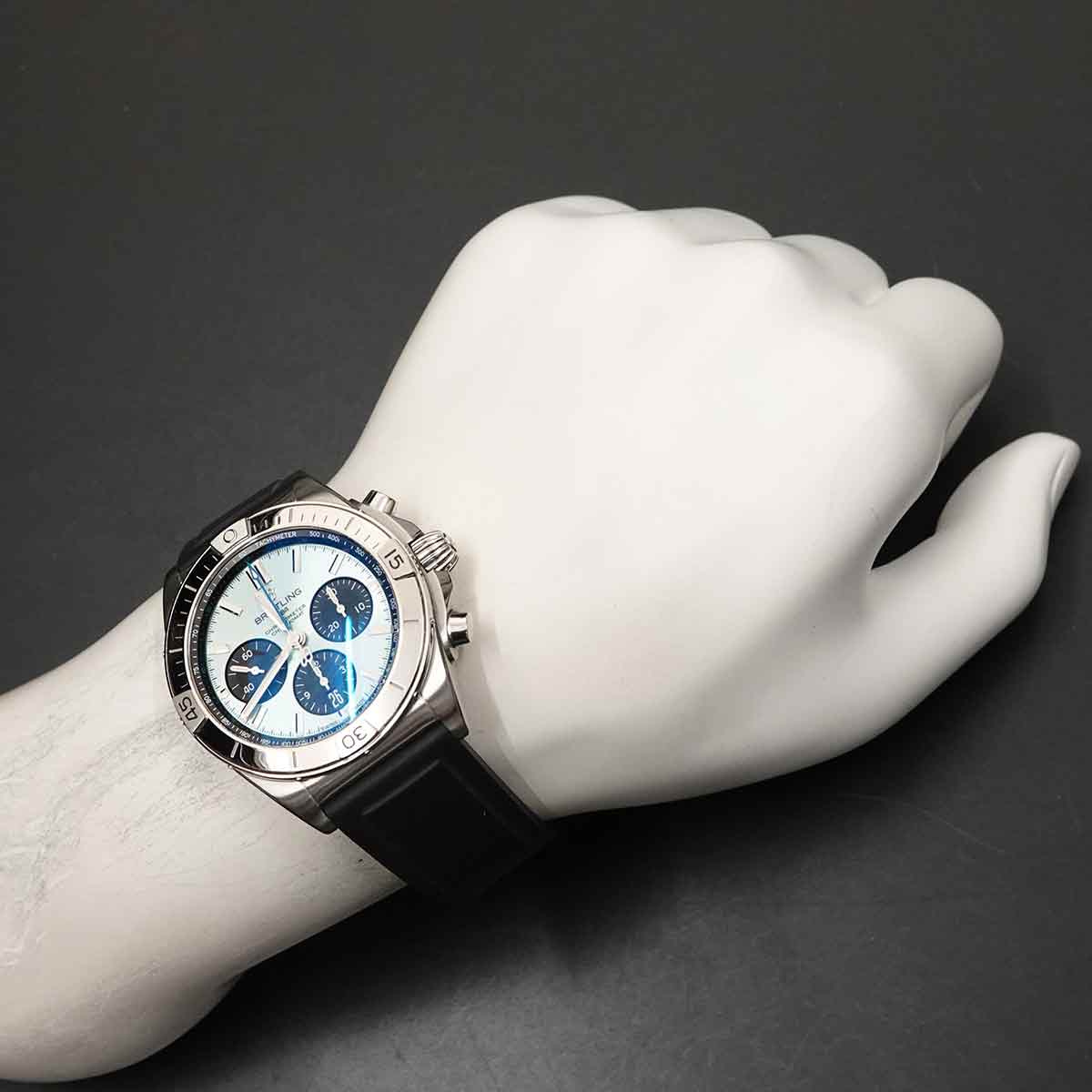 Chronomat B01 42 PB0134 Automatic Ice Blue Dial Mens Watch