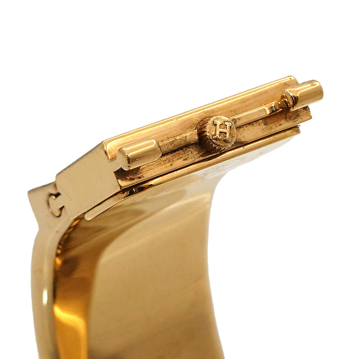 Loquet LO1.201 Quartz Gold Dial Ladies Bngle Watch