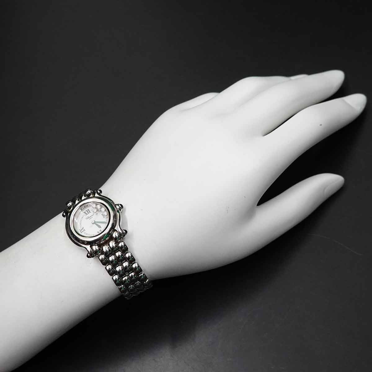 Happy Sport 27/8250-23 5P Diamond White Dial Ladies Watch