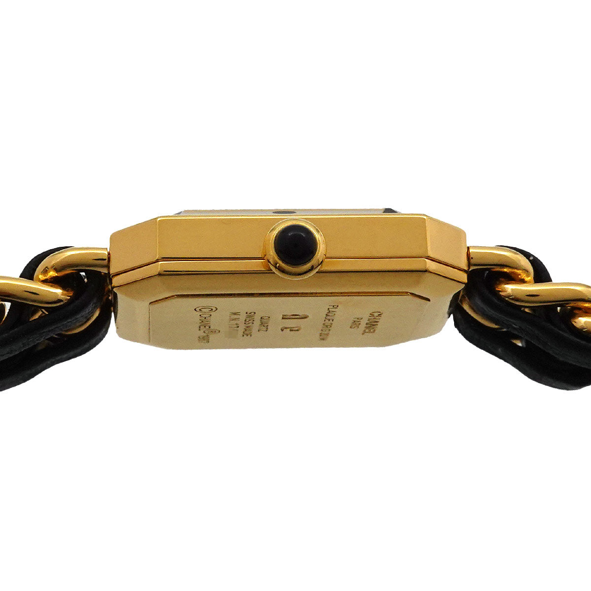 Premiere Size M H0001 Vintage Quartz Black Dial Ladies Watch