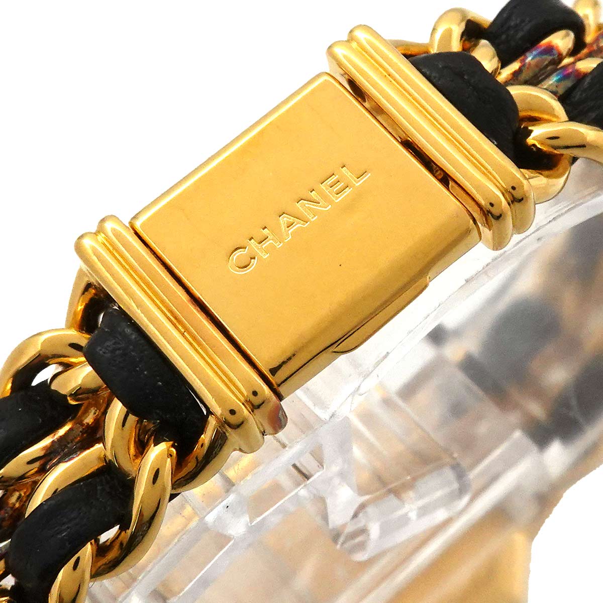 Premiere Size M H0001 Vintage Quartz Black Dial Ladies Watch