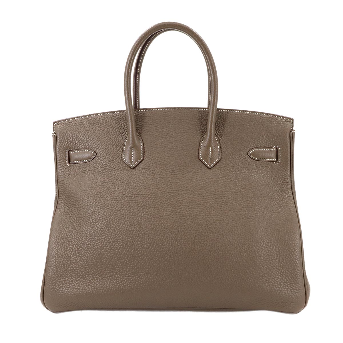 Birkin 35 Hand Bag Veau Togo Etoupe Purse Beige