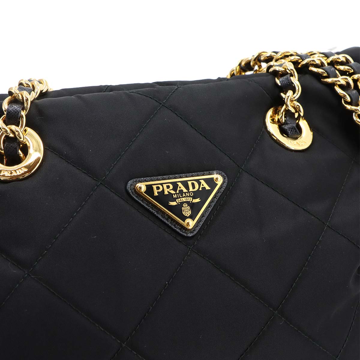 Re-Edition 1995 Shoulder Bag Nylon Leather Black 1BG529