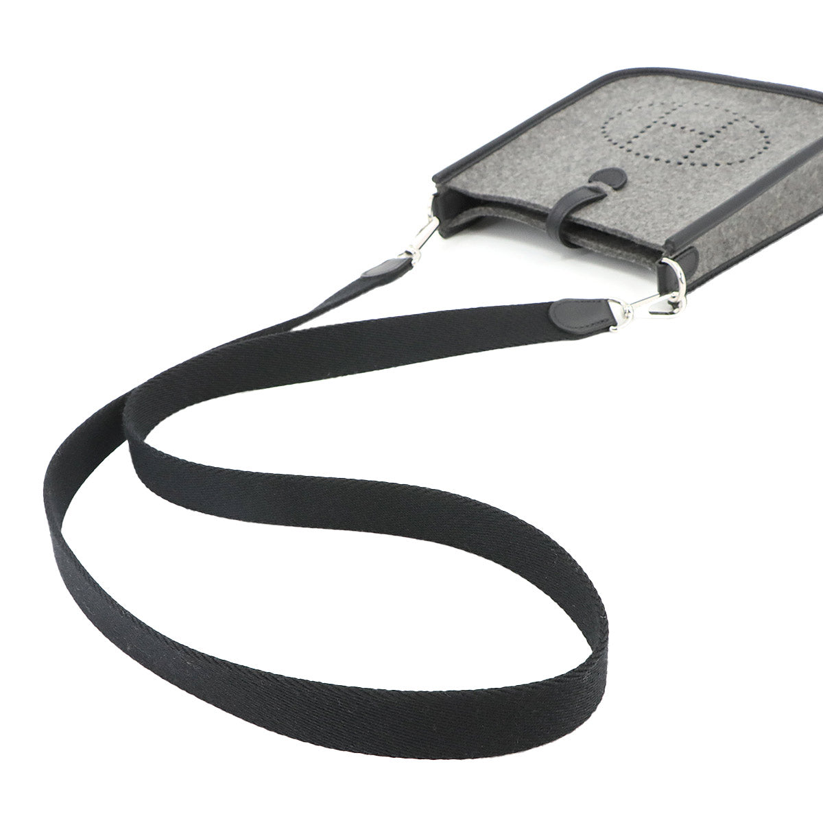 Evelyne TPM Shoulder Bag Felt Swift Gris Moyen Black Y Purse